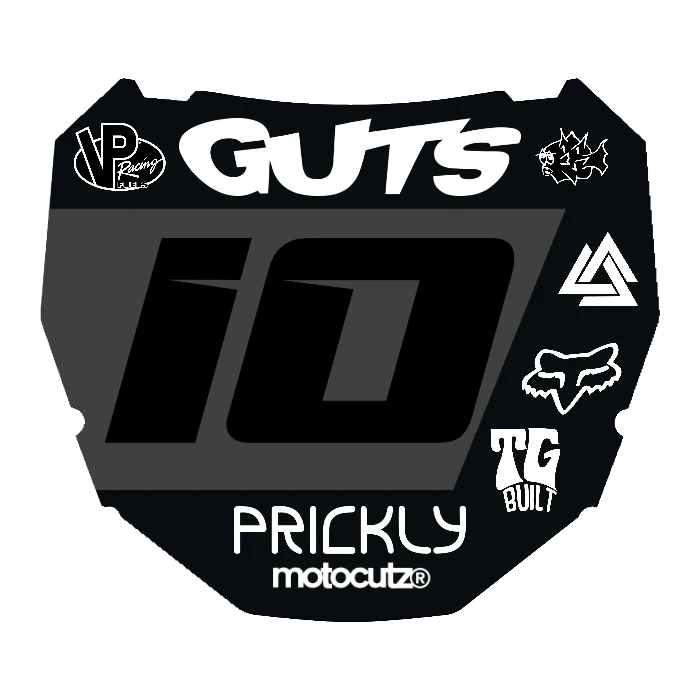 CUSTOM ODI NUMBER PLATE DECAL