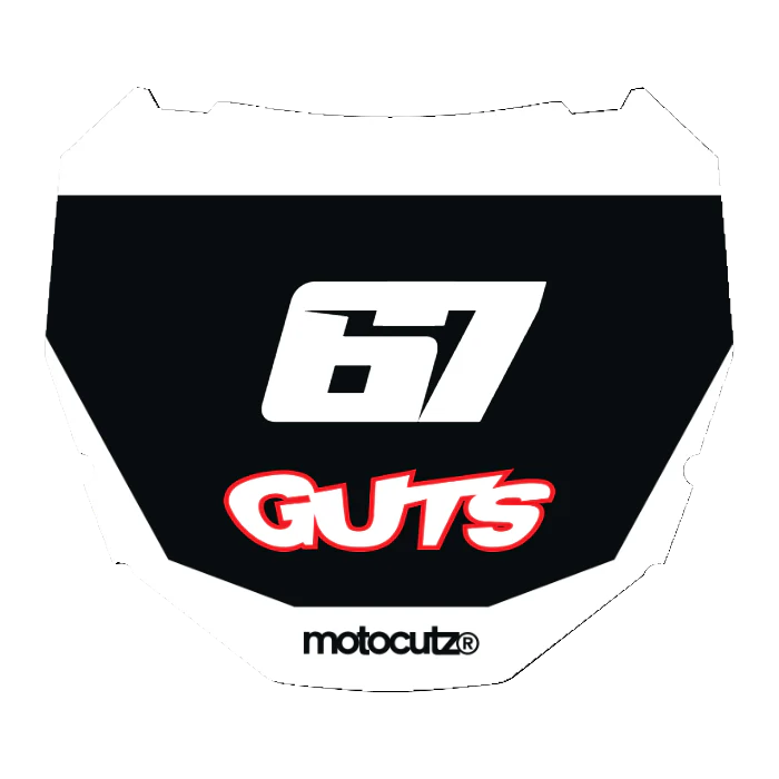 CUSTOM ODI NUMBER PLATE DECAL