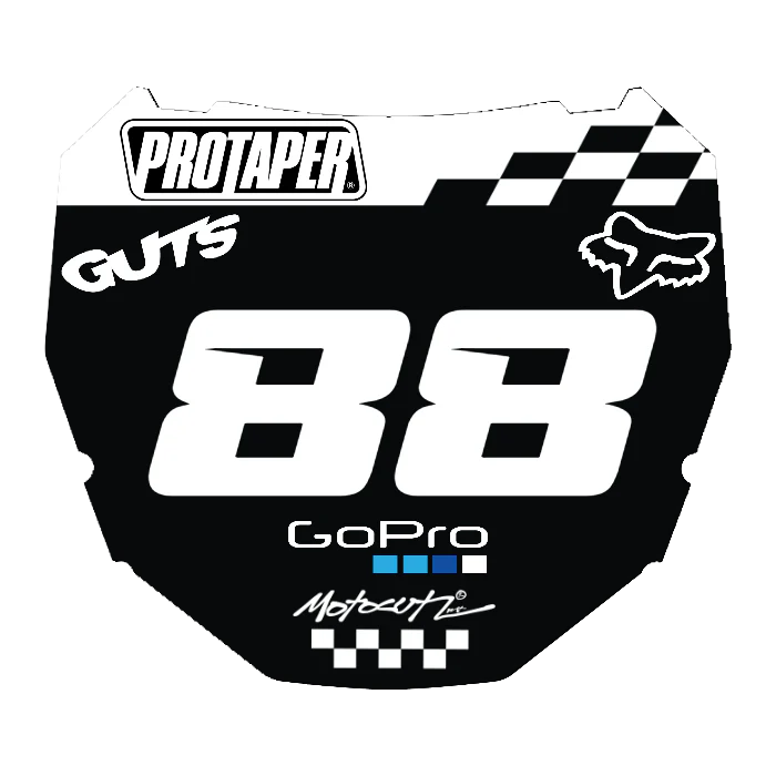 CUSTOM ODI NUMBER PLATE DECAL