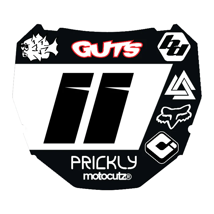 CUSTOM ODI NUMBER PLATE DECAL