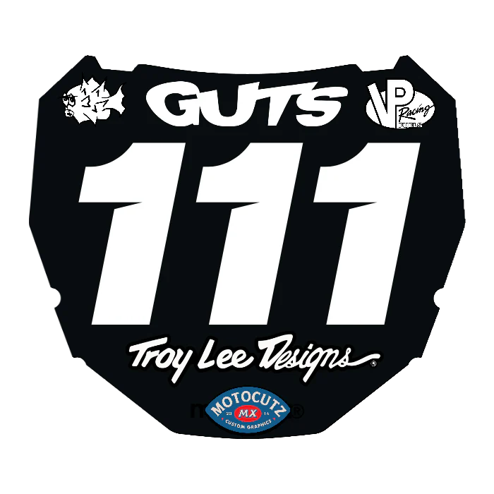 CUSTOM ODI NUMBER PLATE DECAL
