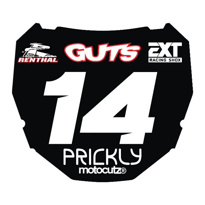 CUSTOM ODI NUMBER PLATE DECAL