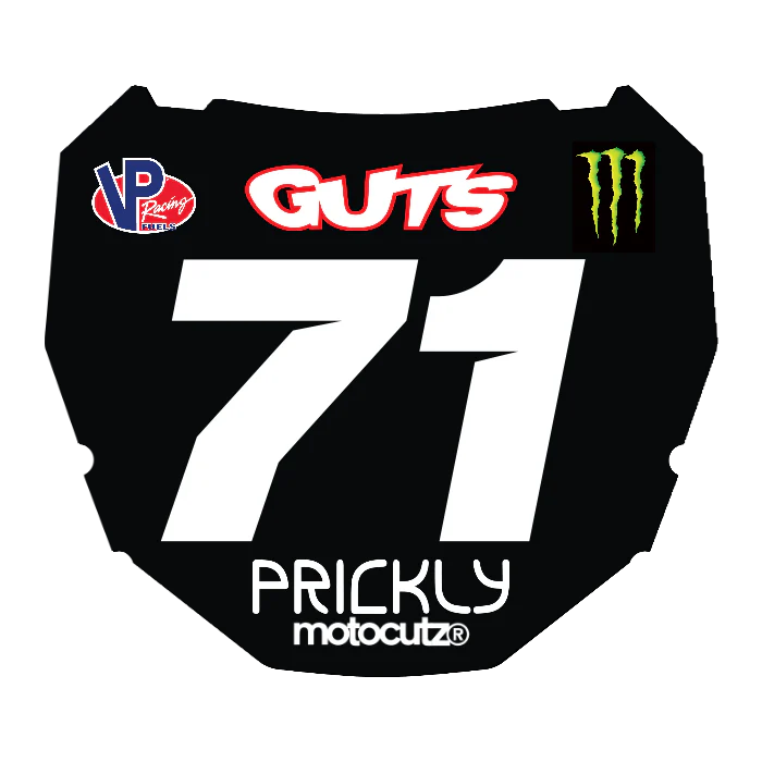 CUSTOM ODI NUMBER PLATE DECAL