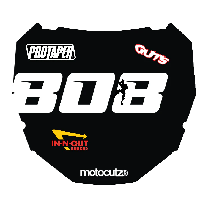 CUSTOM ODI NUMBER PLATE DECAL