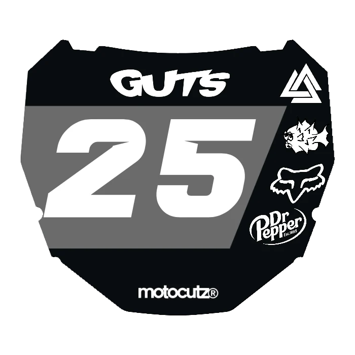 CUSTOM ODI NUMBER PLATE DECAL