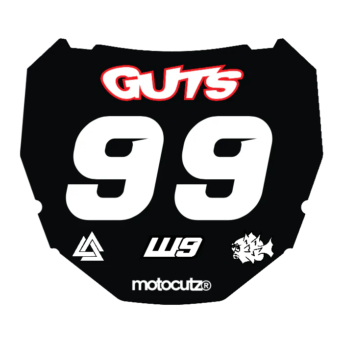 CUSTOM ODI NUMBER PLATE DECAL