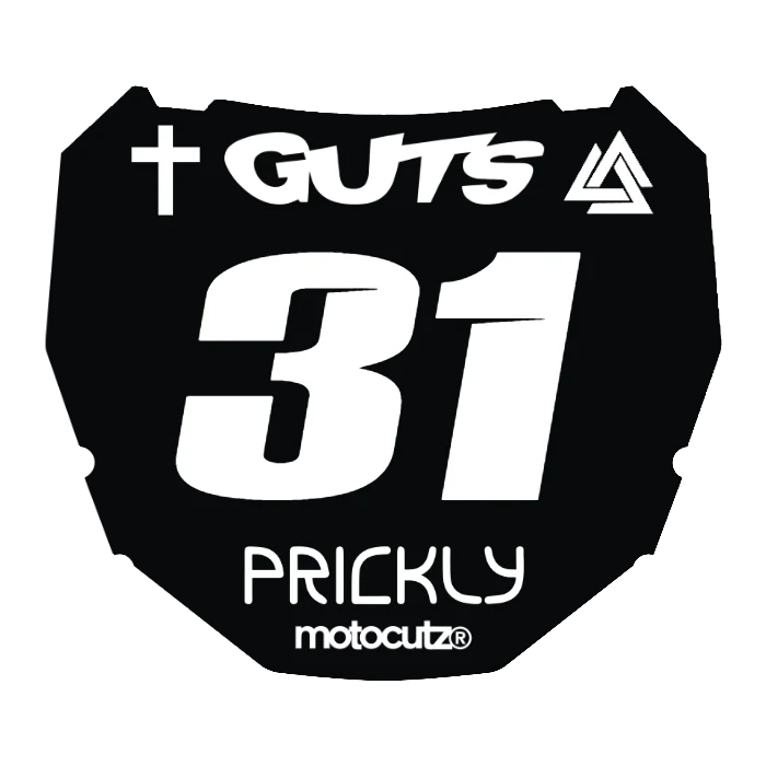 CUSTOM ODI NUMBER PLATE DECAL