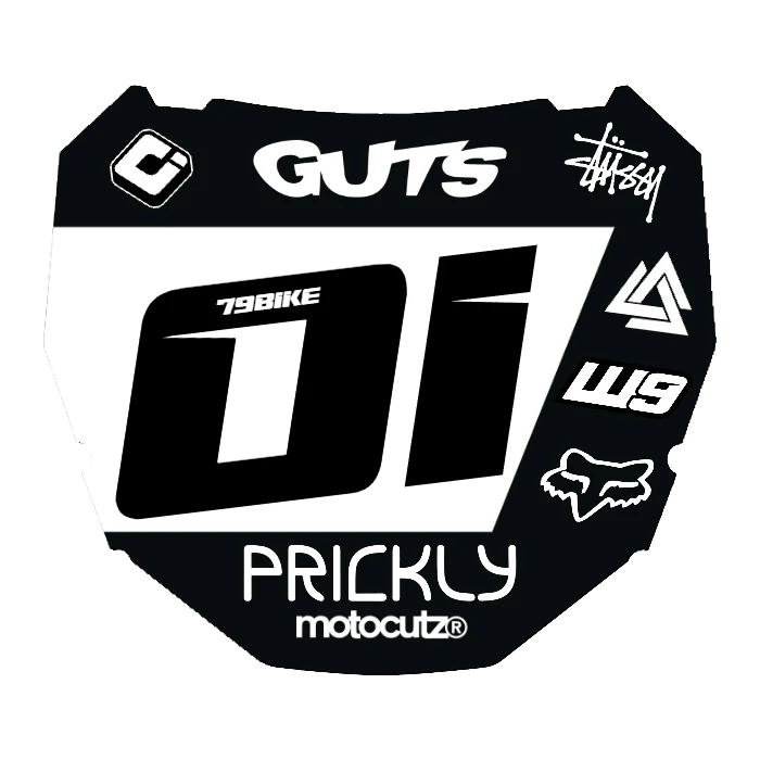 CUSTOM ODI NUMBER PLATE DECAL