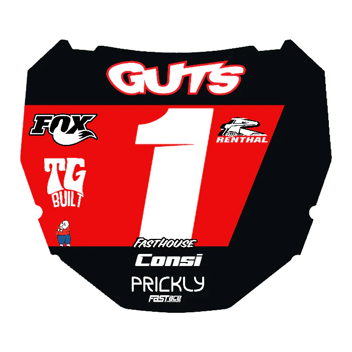CUSTOM ODI NUMBER PLATE DECAL