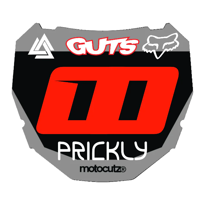 CUSTOM ODI NUMBER PLATE DECAL