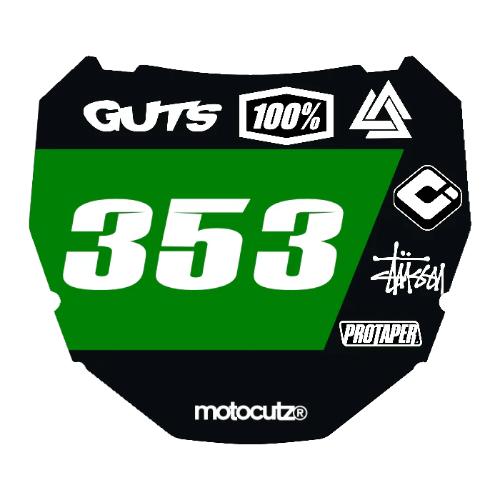 CUSTOM ODI NUMBER PLATE DECAL