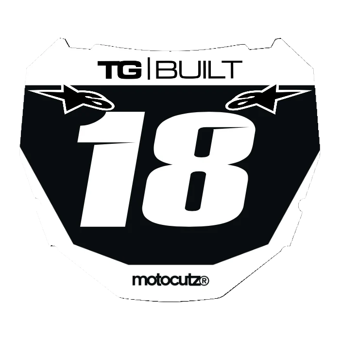 CUSTOM ODI NUMBER PLATE DECAL