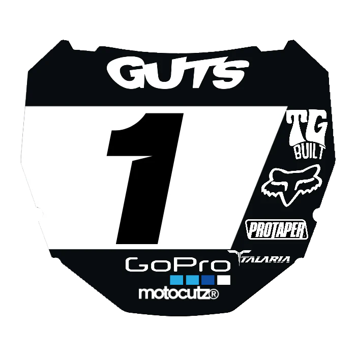 CUSTOM ODI NUMBER PLATE DECAL