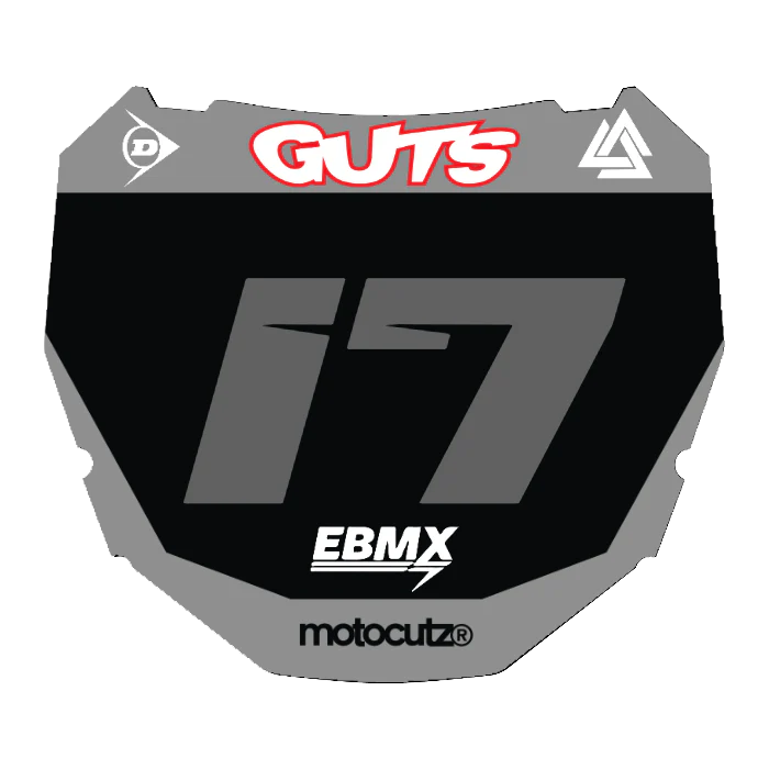 CUSTOM ODI NUMBER PLATE DECAL