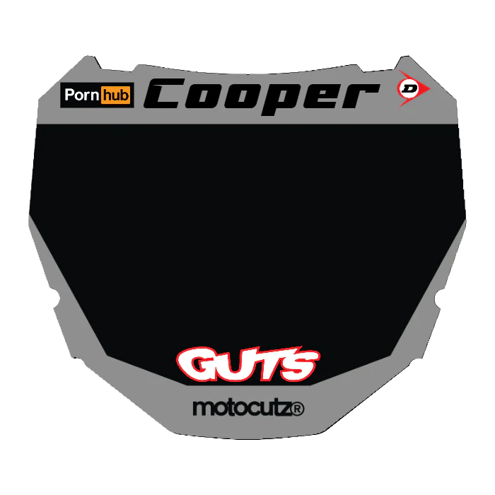CUSTOM ODI NUMBER PLATE DECAL