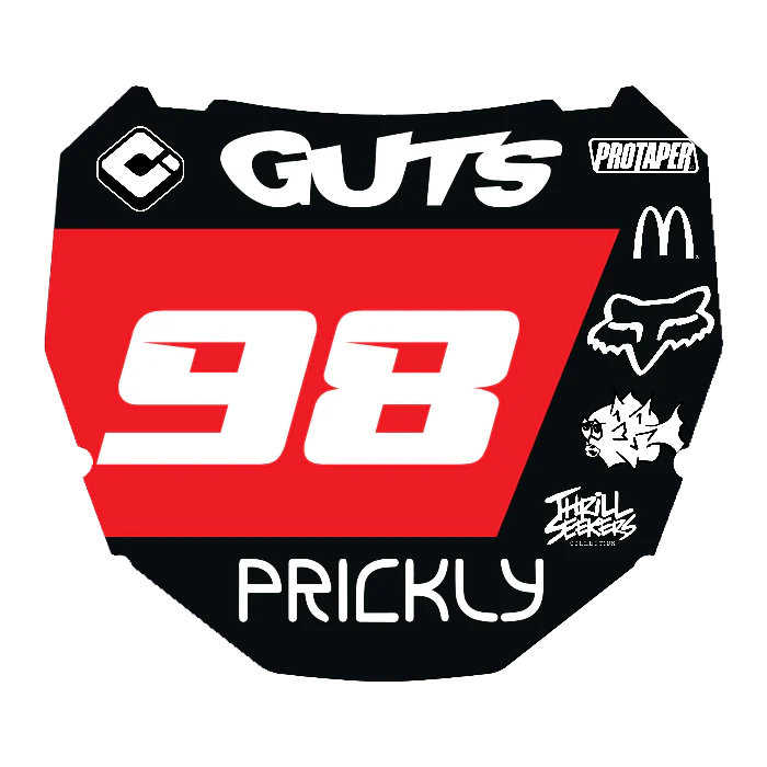 CUSTOM ODI NUMBER PLATE DECAL