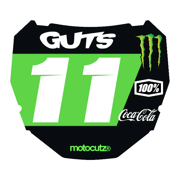 CUSTOM ODI NUMBER PLATE DECAL