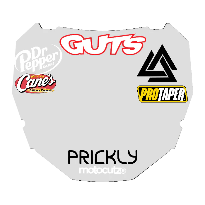 CUSTOM ODI NUMBER PLATE DECAL