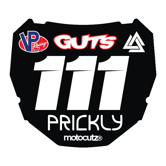 CUSTOM ODI NUMBER PLATE DECAL