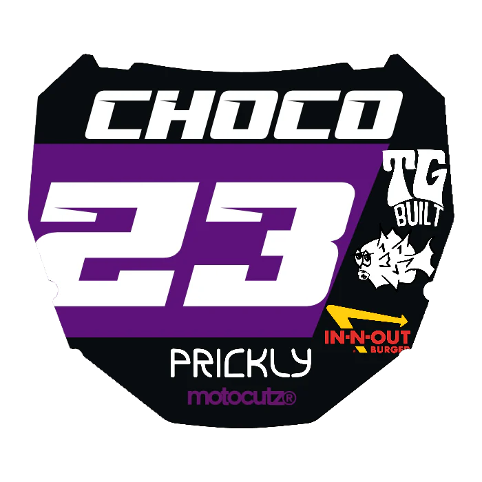 CUSTOM ODI NUMBER PLATE DECAL