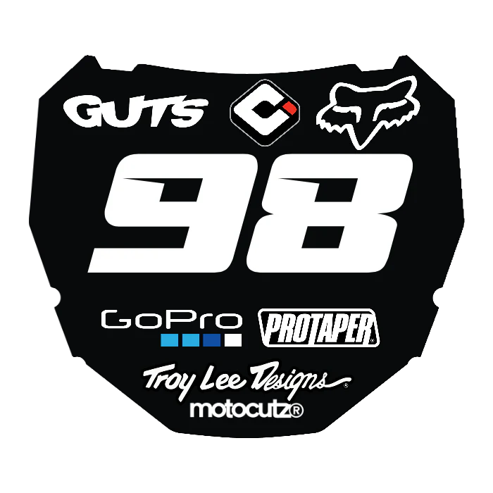 CUSTOM ODI NUMBER PLATE DECAL