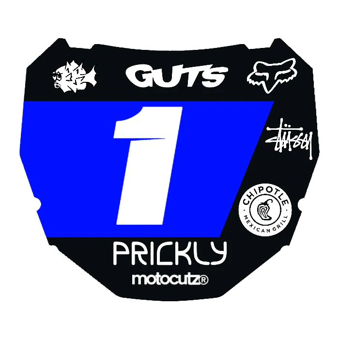 CUSTOM ODI NUMBER PLATE DECAL
