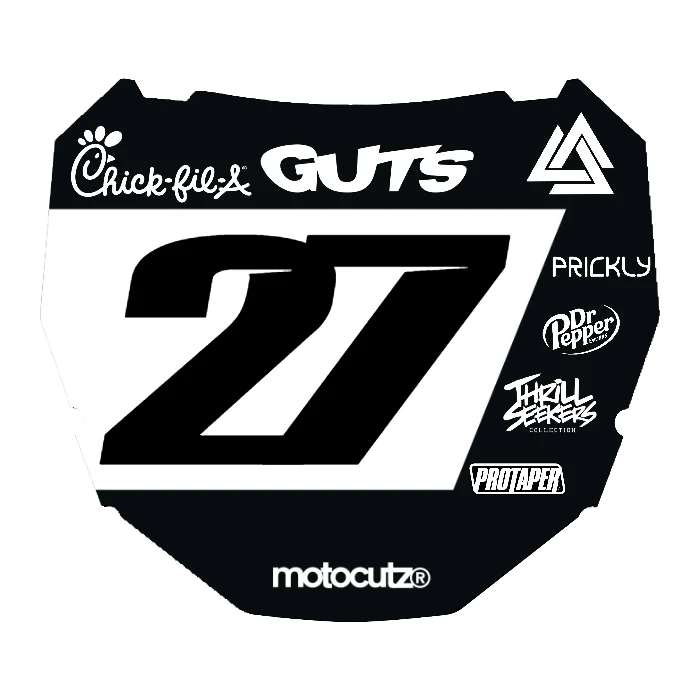 CUSTOM ODI NUMBER PLATE DECAL
