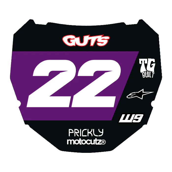 CUSTOM ODI NUMBER PLATE DECAL