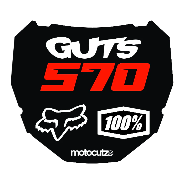 CUSTOM ODI NUMBER PLATE DECAL