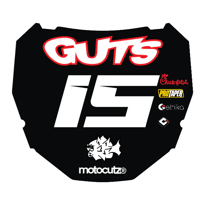 CUSTOM ODI NUMBER PLATE DECAL