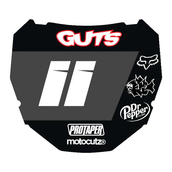 CUSTOM ODI NUMBER PLATE DECAL