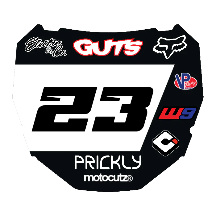 CUSTOM ODI NUMBER PLATE DECAL