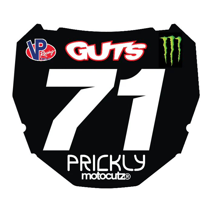 CUSTOM ODI NUMBER PLATE DECAL