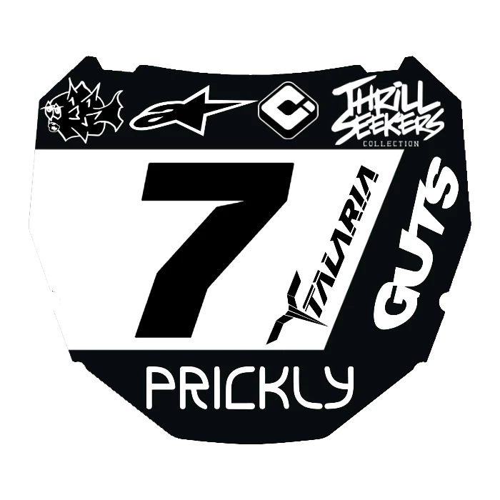 CUSTOM ODI NUMBER PLATE DECAL
