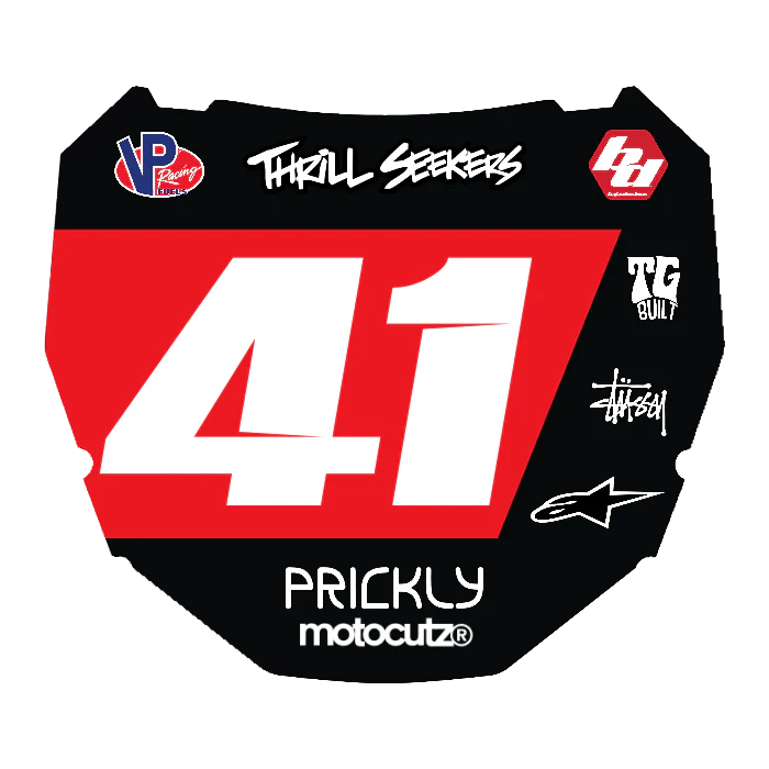 CUSTOM ODI NUMBER PLATE DECAL
