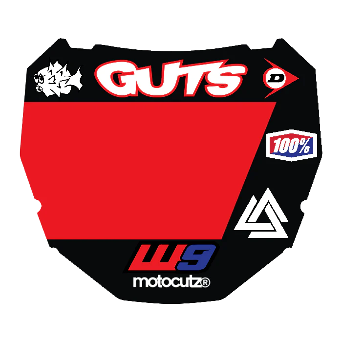 CUSTOM ODI NUMBER PLATE DECAL