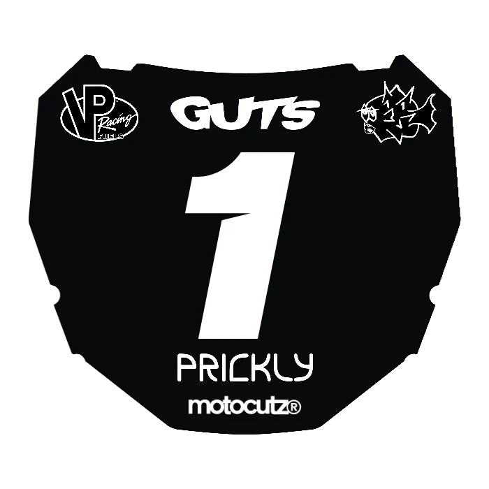CUSTOM ODI NUMBER PLATE DECAL
