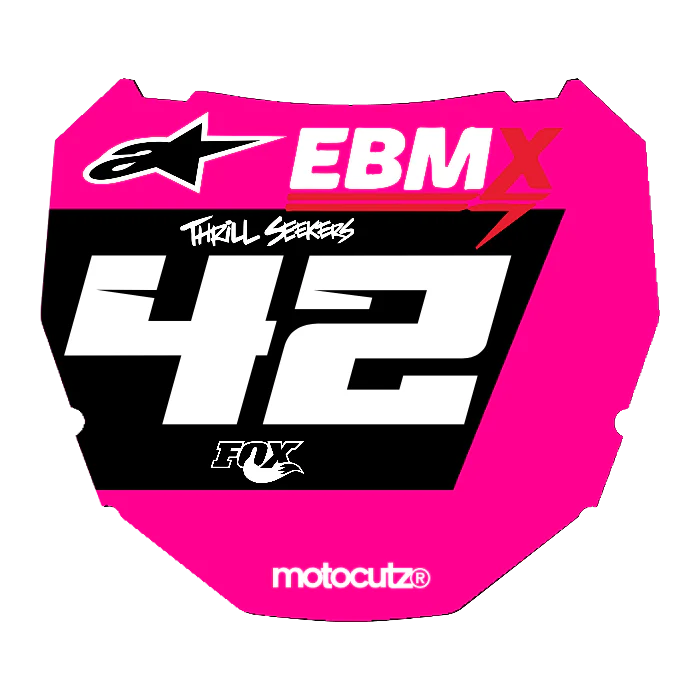 CUSTOM ODI NUMBER PLATE DECAL