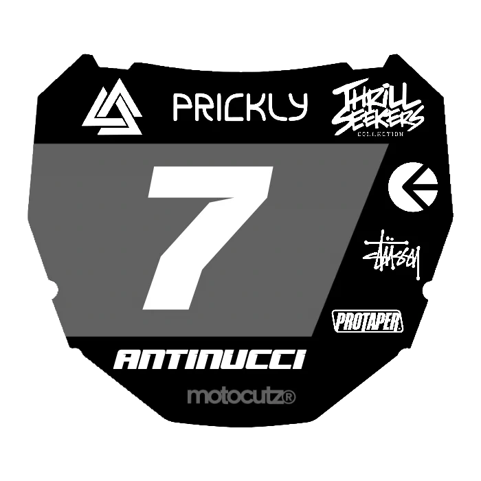 CUSTOM ODI NUMBER PLATE DECAL