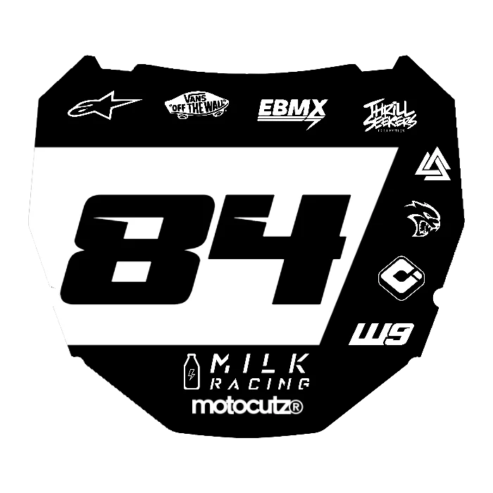 CUSTOM ODI NUMBER PLATE DECAL