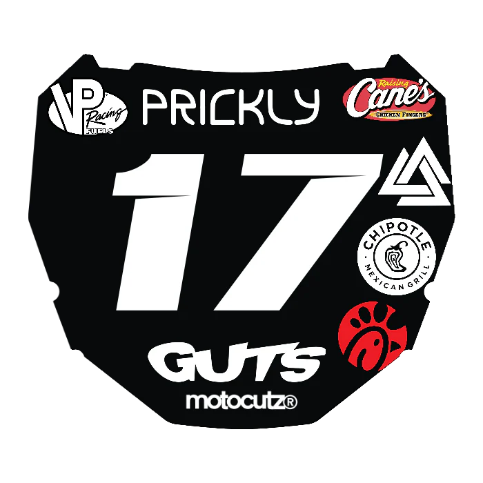 CUSTOM ODI NUMBER PLATE DECAL