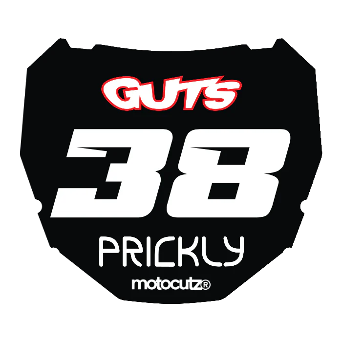CUSTOM ODI NUMBER PLATE DECAL