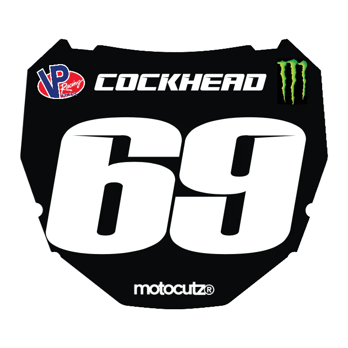 CUSTOM ODI NUMBER PLATE DECAL