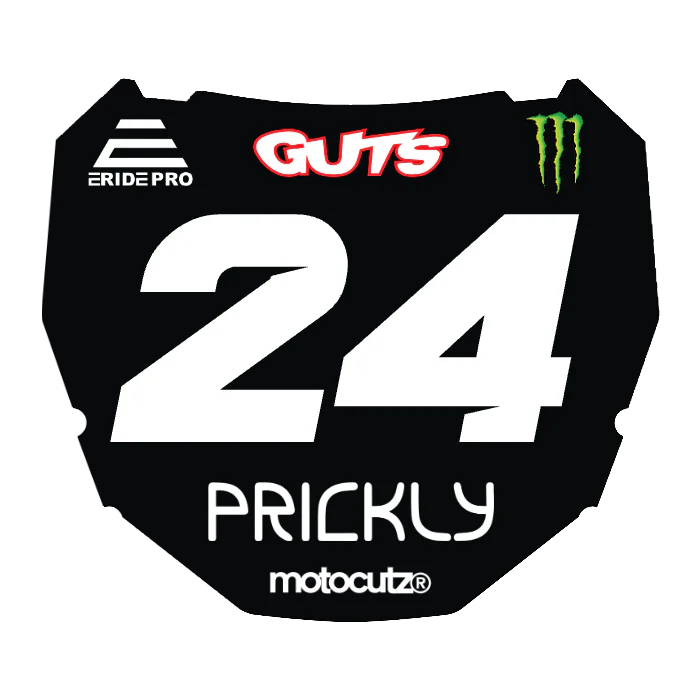 CUSTOM ODI NUMBER PLATE DECAL