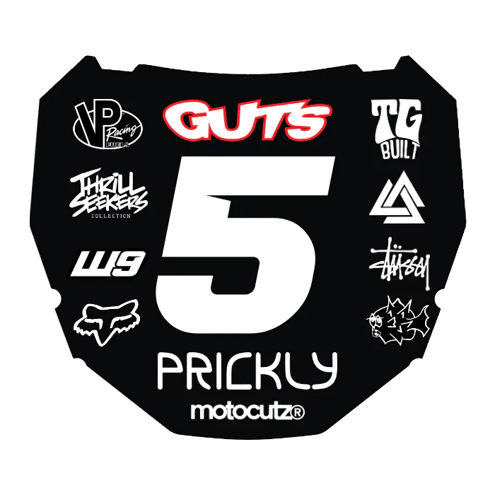 CUSTOM ODI NUMBER PLATE DECAL