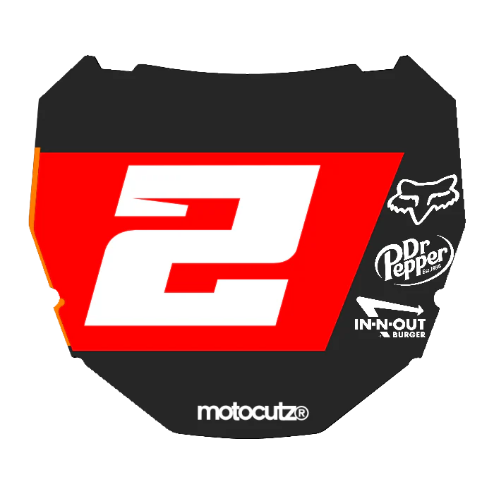 CUSTOM ODI NUMBER PLATE DECAL
