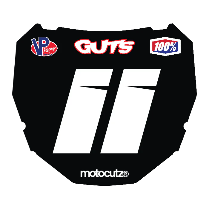 CUSTOM ODI NUMBER PLATE DECAL