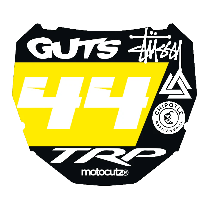 CUSTOM ODI NUMBER PLATE DECAL