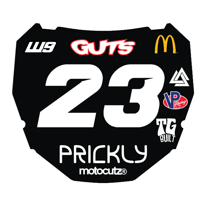 CUSTOM ODI NUMBER PLATE DECAL