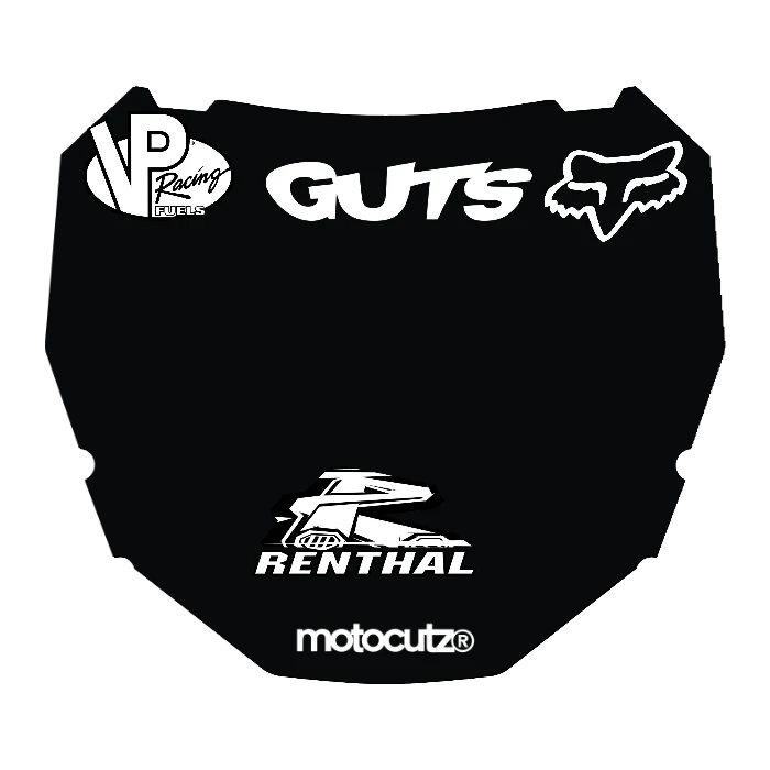 CUSTOM ODI NUMBER PLATE DECAL